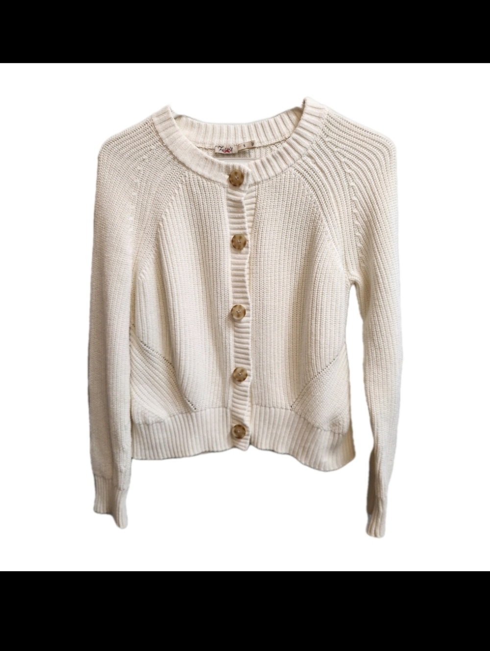 Faherty Sunwashed Fisherman Cardigan Size Small - Picture 2 of 12